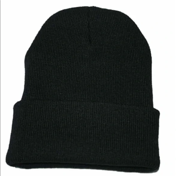 Black Beanie Took Winter Hat New Ski Hat Snow Hat - Picture 3 of 4